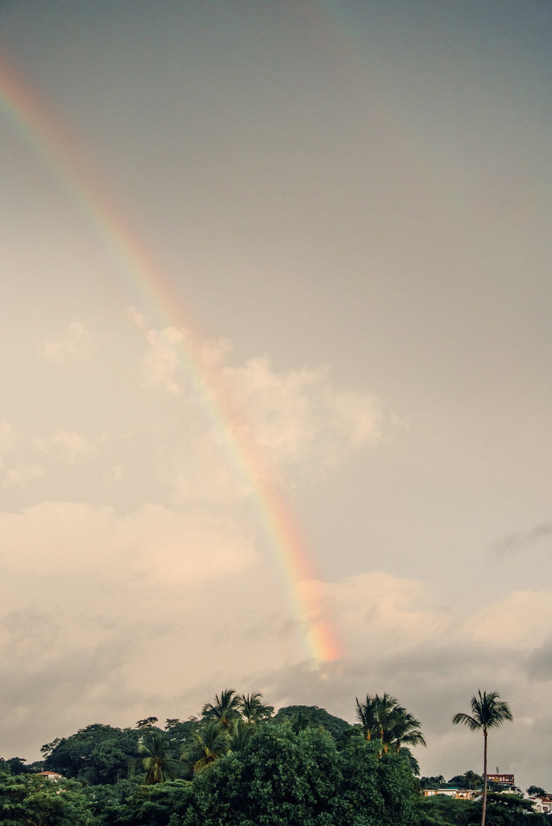 Rainbow in Tamarindo Costa Rica. Photographed by Kristen M. Brown Samba to the Sea.