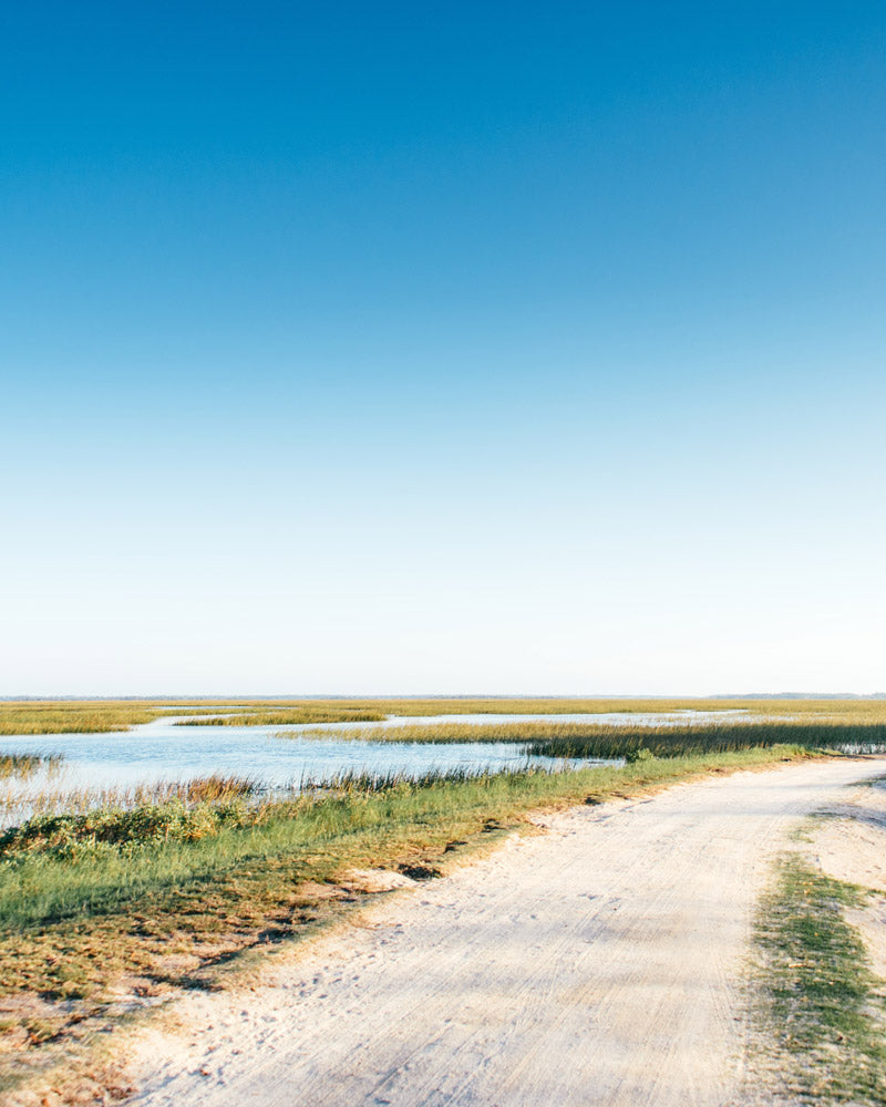 Marsh view in Savannah Georgia. Photographed by Kristen M. Brown, Samba to the Sea for The Sunset Shop.