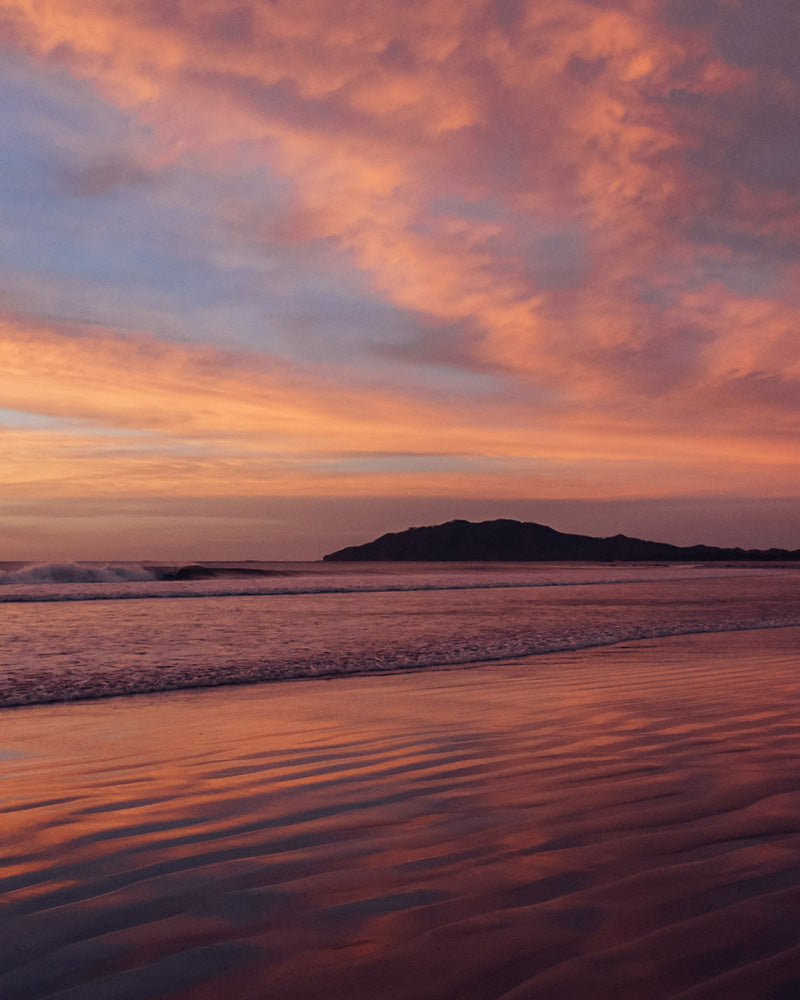 Sunset in Tamarindo Costa Rica. Sunset art pictures photographed by Kristen M. Brown, Samba to the Sea for The Sunset Shop.