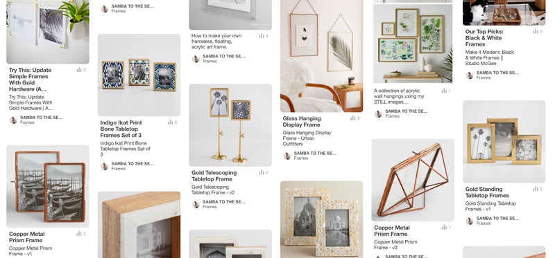 Top 5 places to find frames online by The Sunset Shop. 