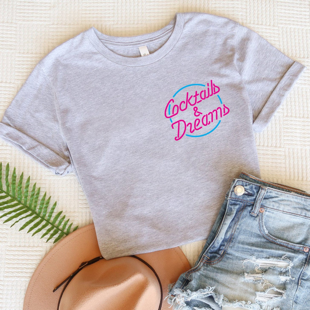 Cocktails and Dreams Ladies T Shirt | Betty Bramble