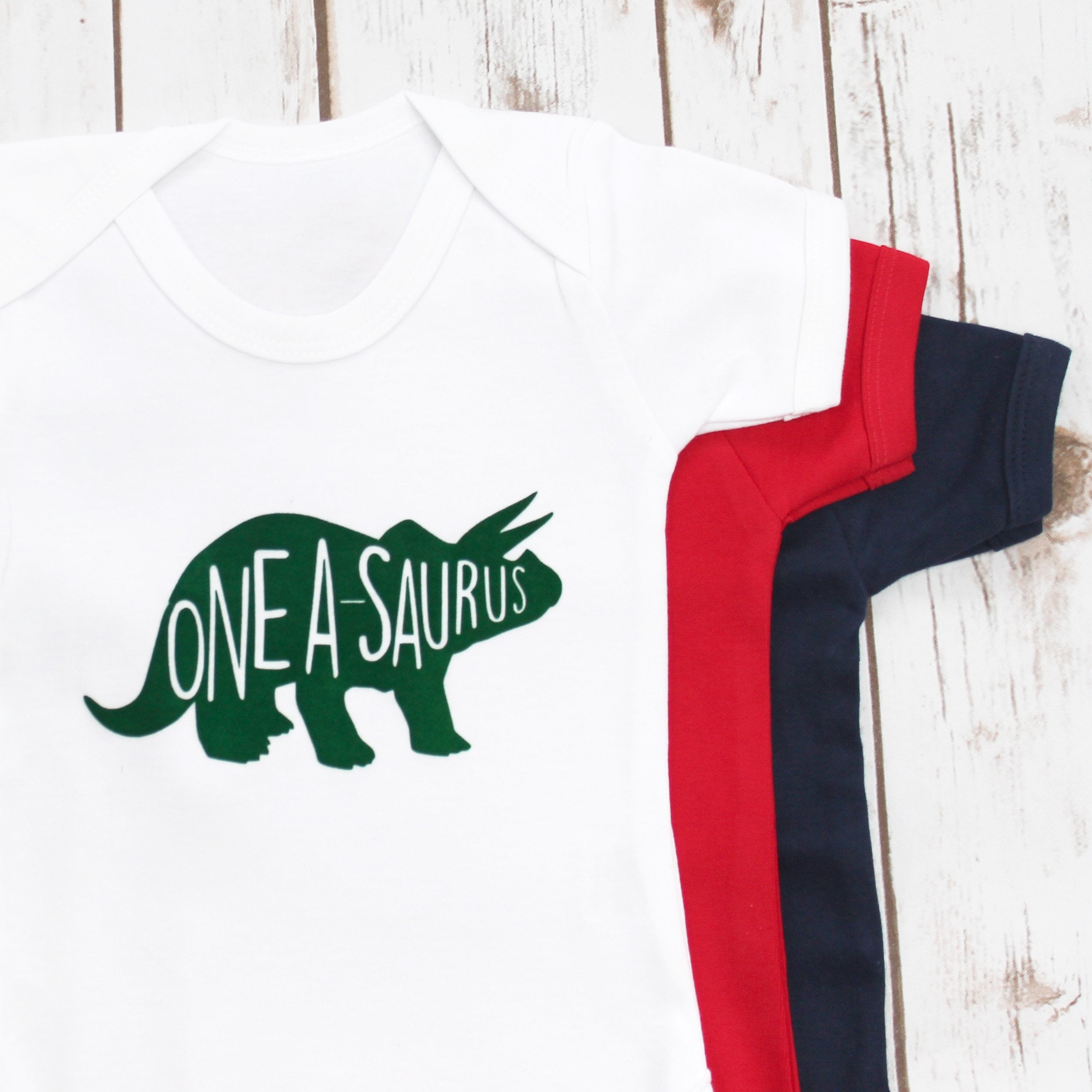 Dinosaur First Birthday Onesie Betty Bramble