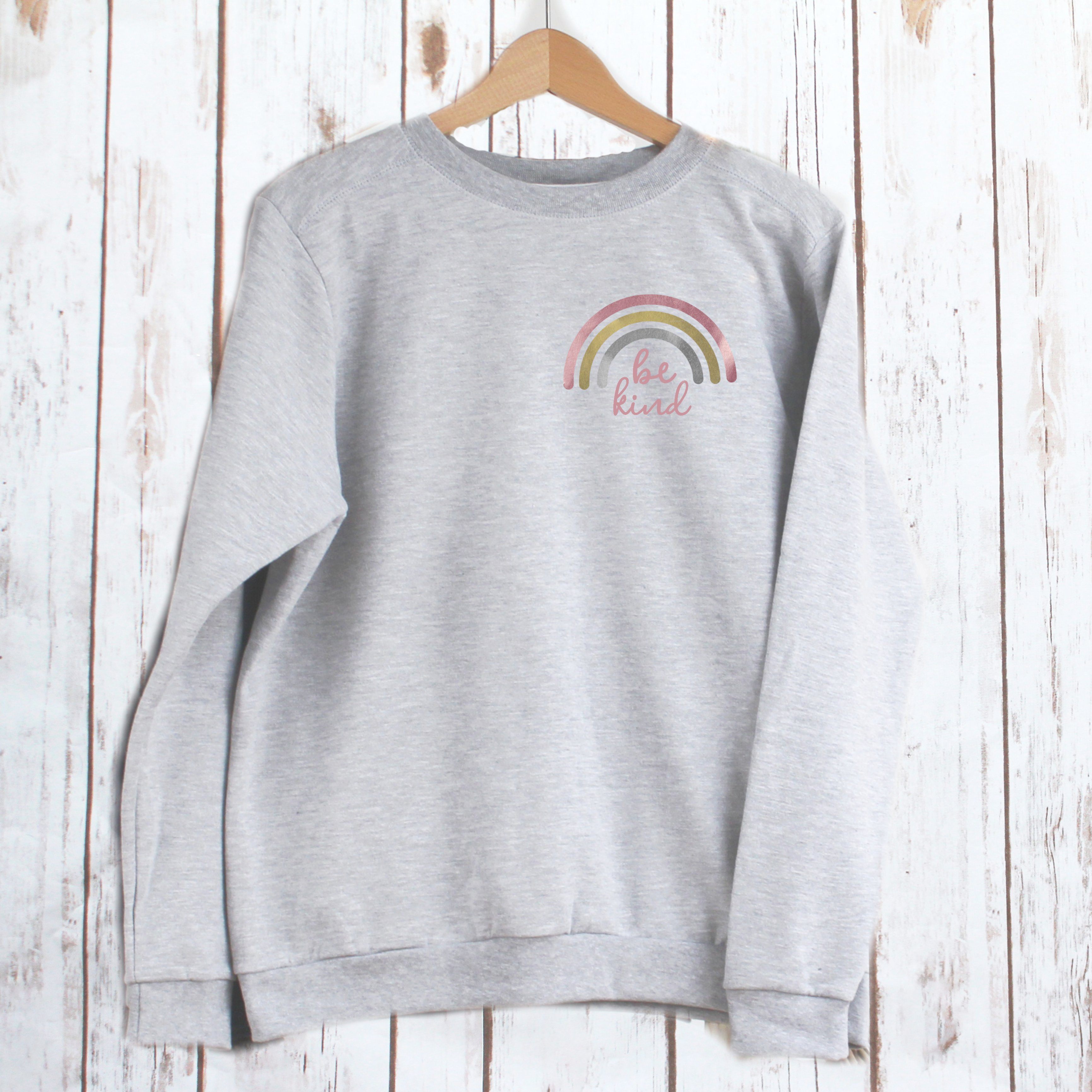 ladies rainbow sweatshirt