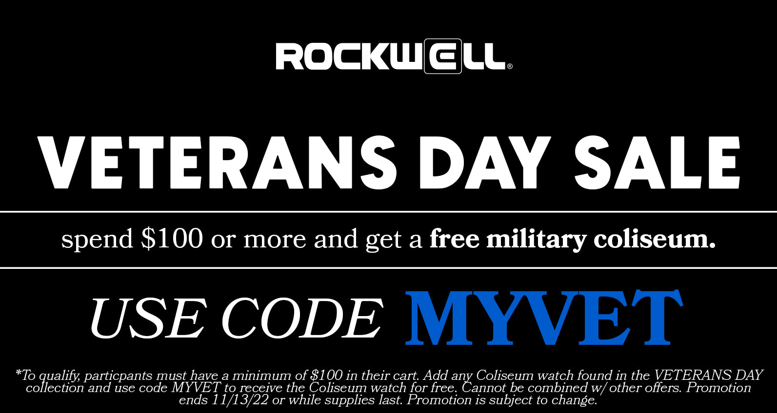 Rockwell Veterans Day Sale
