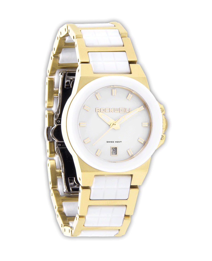 white ceramic watch