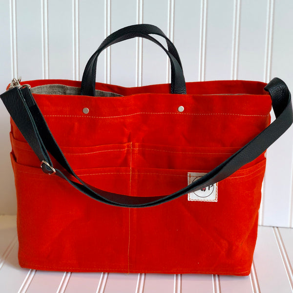 orange company purse