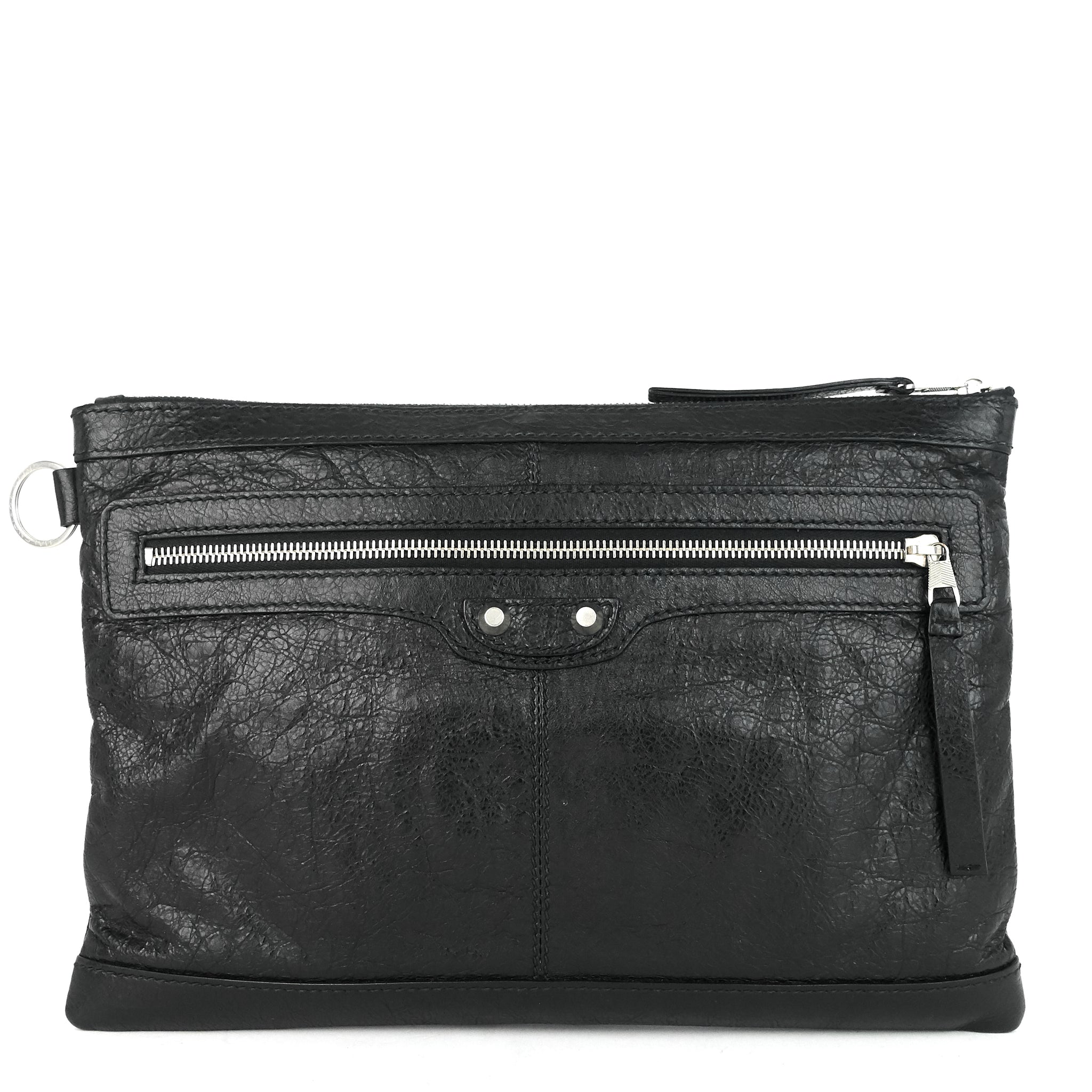 Balenciaga Classic City Medium Lambskin Clip Clutch Bag – Poshbag Boutique
