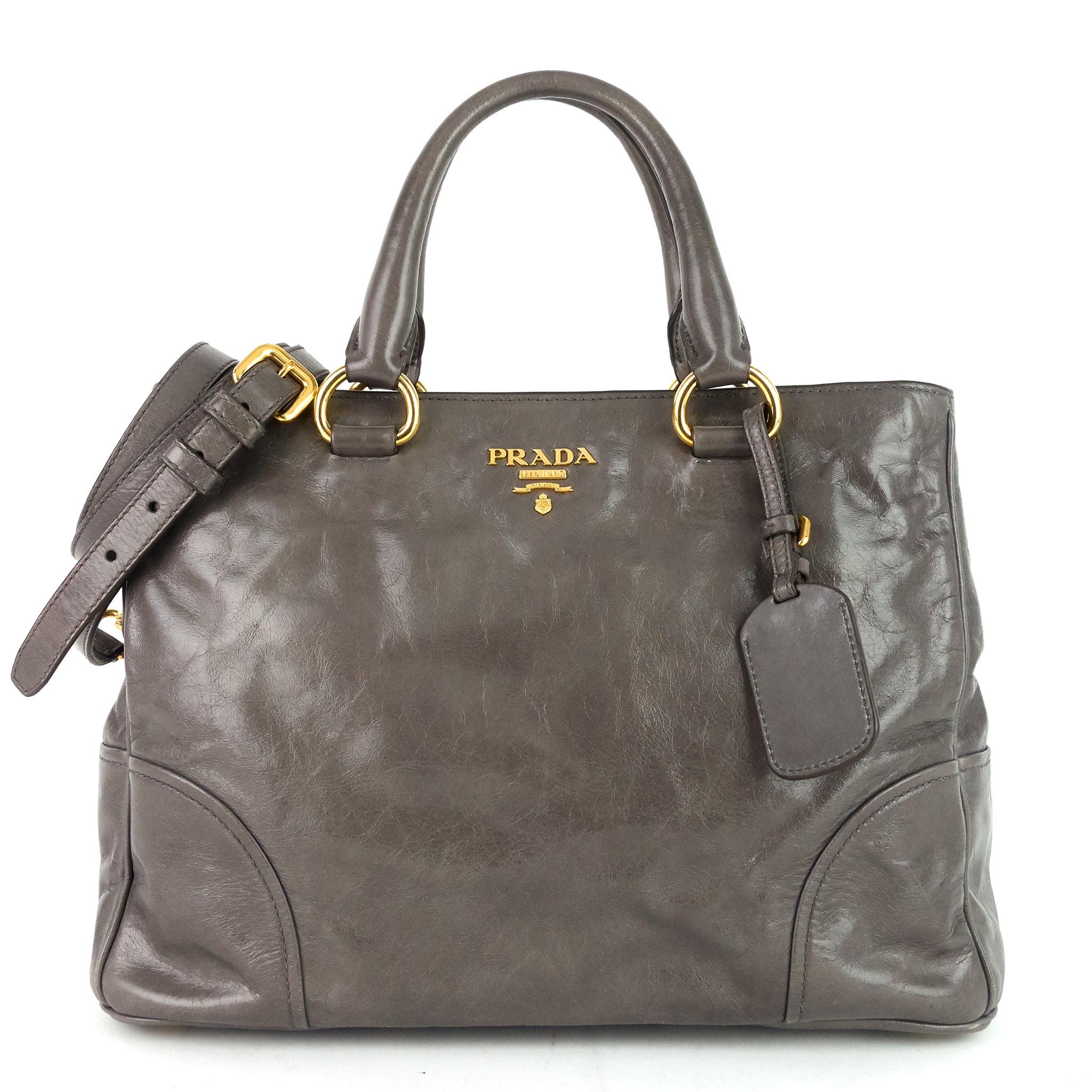 Prada Vitello Shine Satchel Bag – Poshbag Boutique