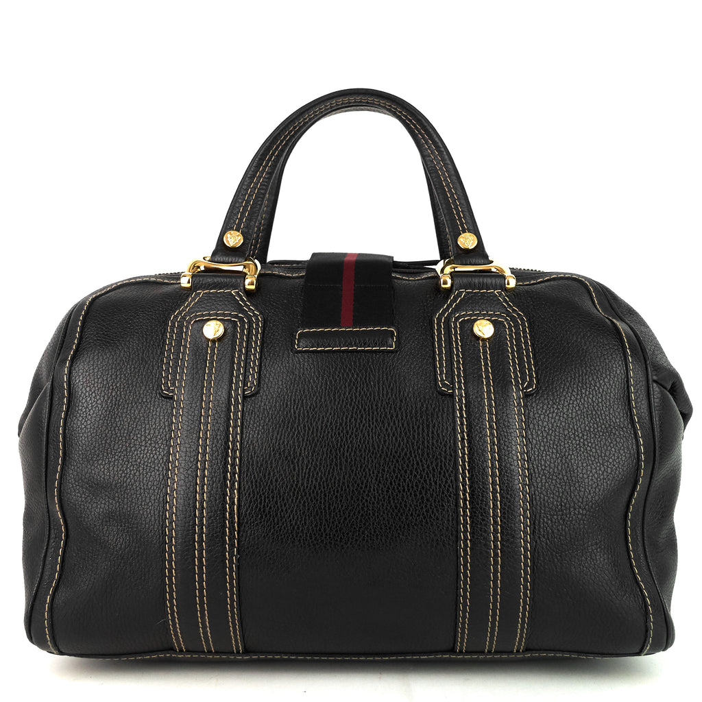 Gucci Aviatrix Large Leather Boston Bag – Poshbag Boutique