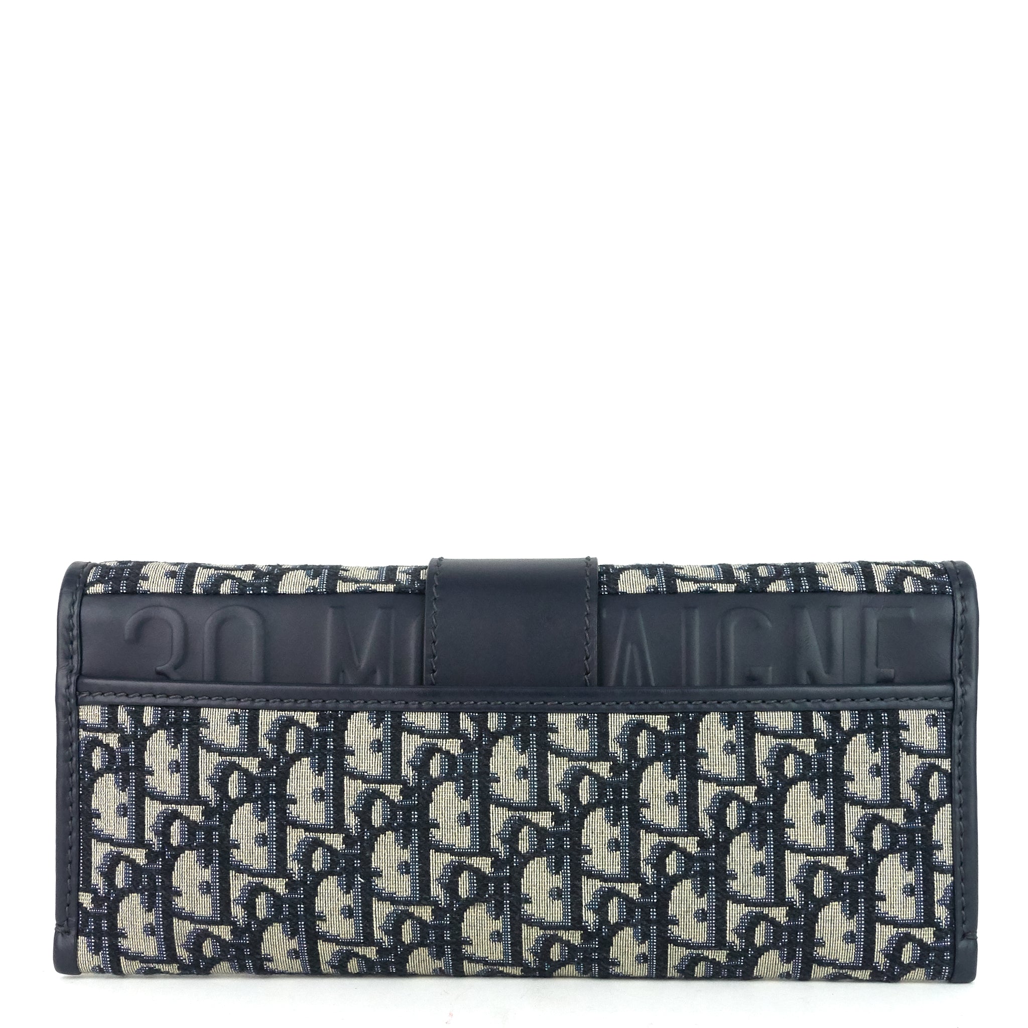 Dior Pre-Owned Dior 30 Montaigne Oblique Jacquard Canvas Pouch ...