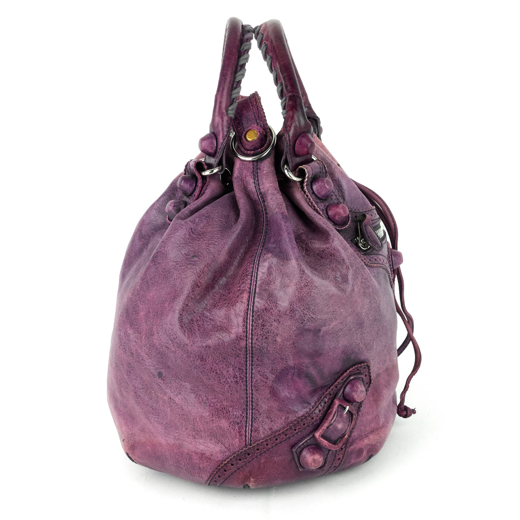skat Konsultation Skal Balenciaga Balenciaga Pompon Giant Brogues Lambskin Leather Bag – Poshbag  Boutique
