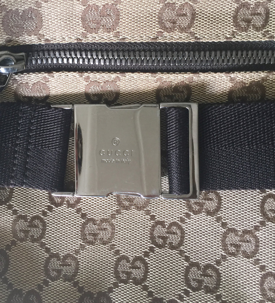 Gucci Monogram Canvas Belt Bag – Poshbag Boutique