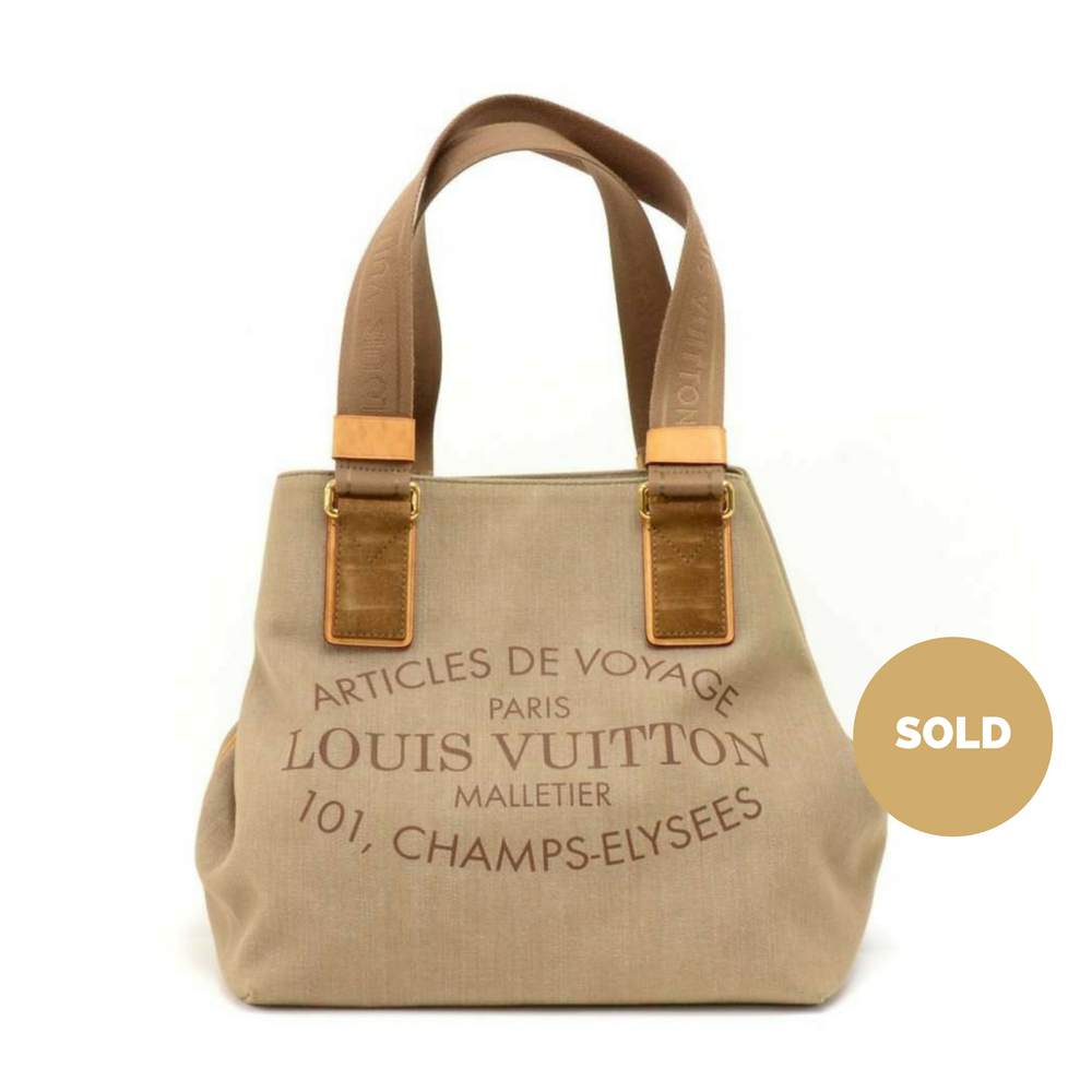 Louis Vuitton Plein Soleil Denim Tote Bag - 2012 Limited Edition ...