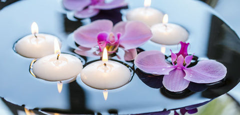 Floating Candles at TableTopLighting.com