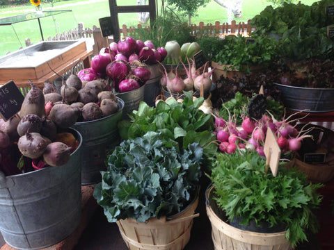 delicious produce at Flora Farms organic restaurant in Cabo 