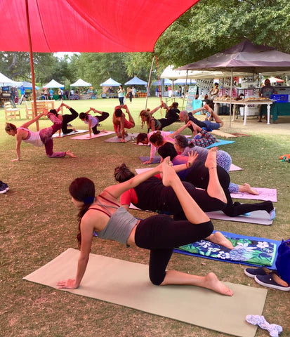 catch a yoga class at the San Jose del Cabo Organic Market