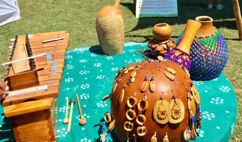 musical instrument and jewelry at the San Jose del Cabo Organic Market