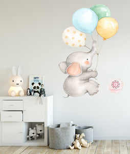 baby nursery elephant wall decals