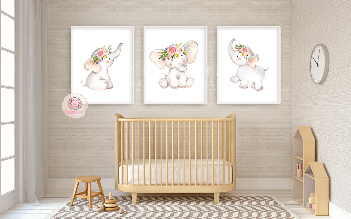 elephant nursery decor uk