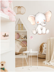 baby nursery elephant wall decals