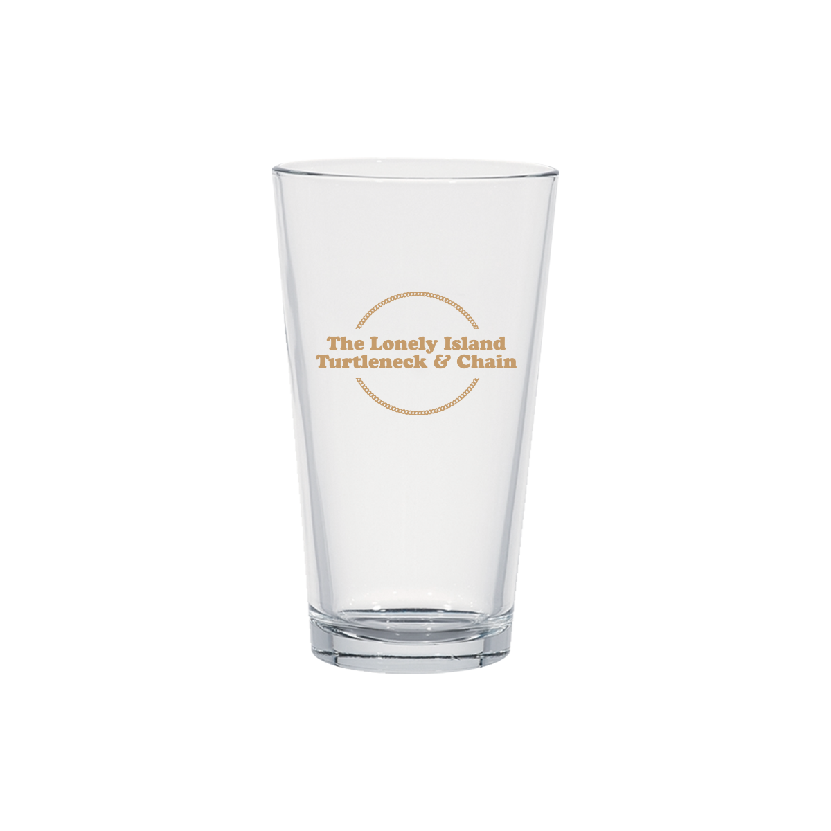 Turtleneck & Chain Pint Glass - The Lonely Island Store product image