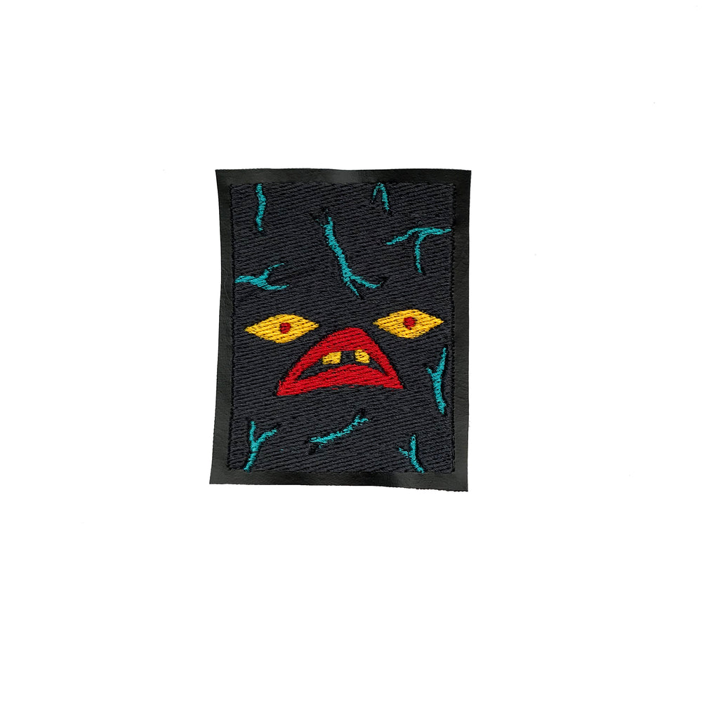 SIR STRESS rectangle embroidered patch