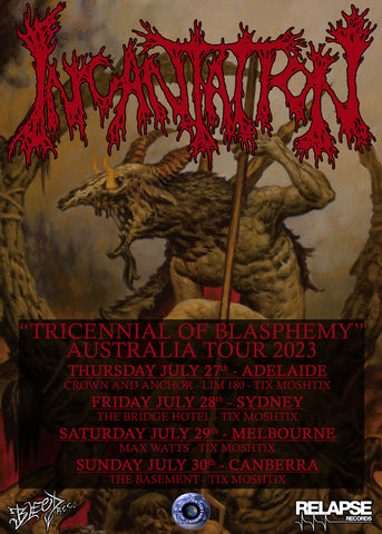 Tricennial Of Blasphemy Australian Tour 2023