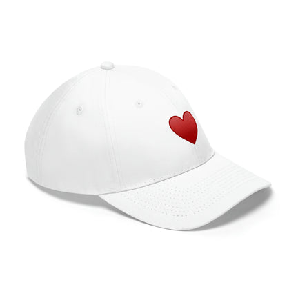 Heart Emoji Unisex Embroidered Hat
