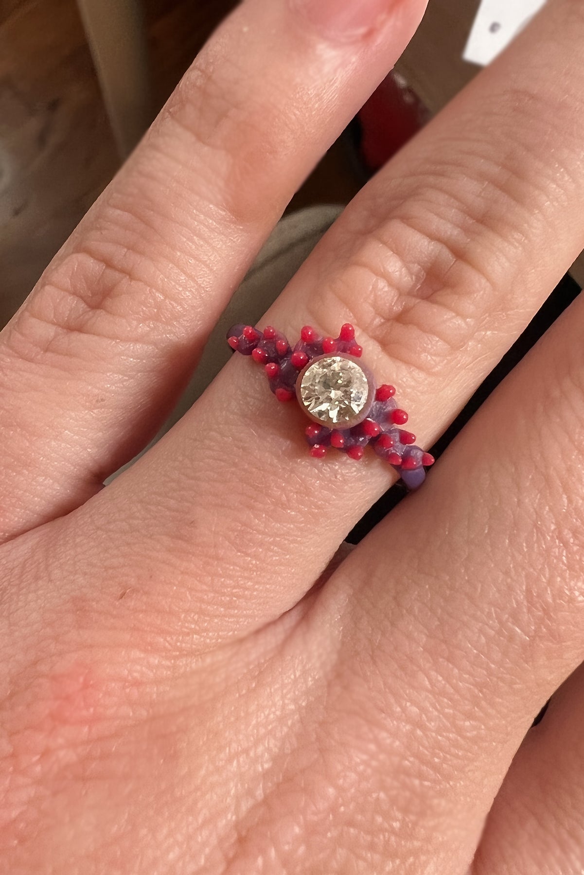 custom-carved-diamond-cluster-engagement-ring