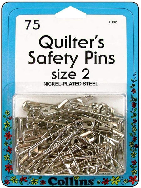 Dritz Value Pack Safety Pins 200/Pkg- 2 Sizes