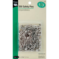 Dritz 50 Count Curved Safety Pins, Dritz #7215