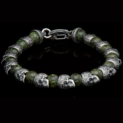 Hawks Clay bead bracelet