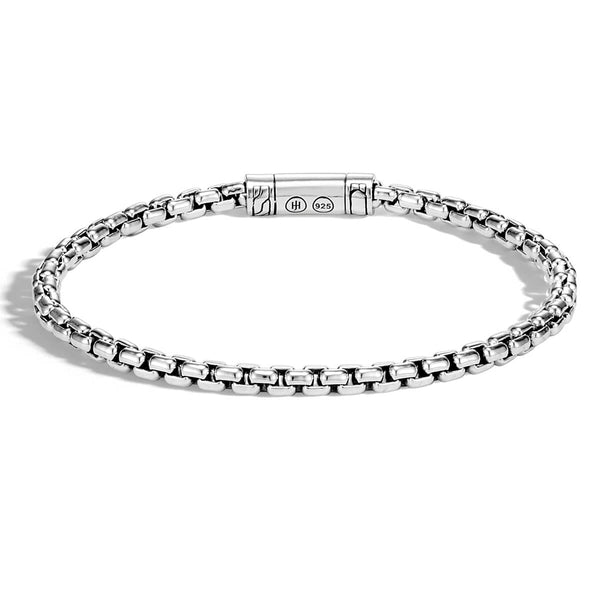 thin silver bracelet chain