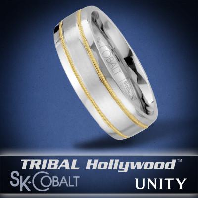 PARALLEL UNITY Ring SK Cobalt Men's 