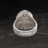 Konstantino FERRITE SHIELD RING Silver and 18k Gold Mens Ring