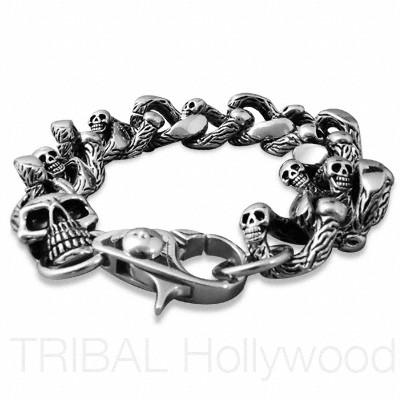 bracelet skull men