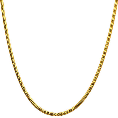 18k Yellow Gold Filled Twisted Knot Long Rope Chain Gold Rope
