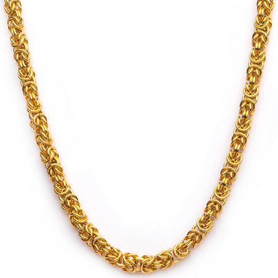 25mm Thick Chain Necklace Iced Out Cuban Chain 18K Gold Necklace for Men  (20inches, Gold) | Amazon.com