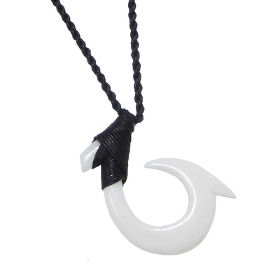  Swimmi Maori Fish Hook Necklace for Women Men Boys