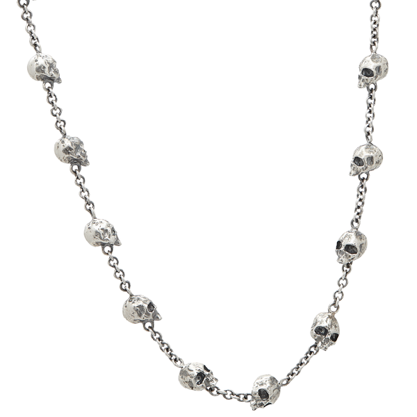 john varvatos skull necklace