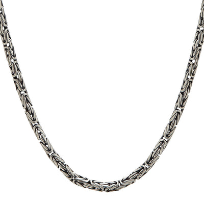 King's Chain Silver Silver Chain Stainless Steel Chain 