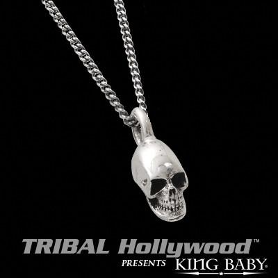 MANIAC SKULL CHAIN Necklace for Men in Sterling Silver by King Baby