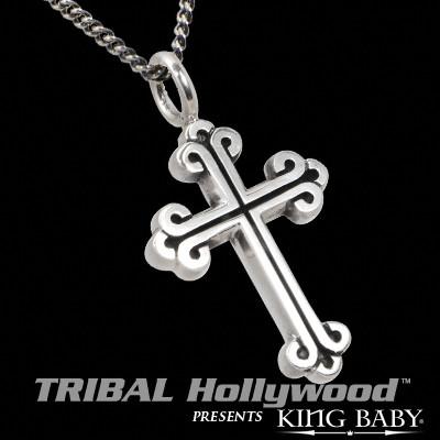 King Baby Studio LARGE CROSS Necklace 