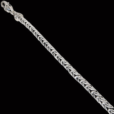 Silvertraits Thick Wheat Wallet Chain Made of Sterling Silver