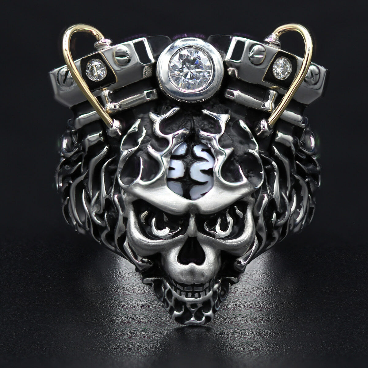 Skull Ring <br/> Gold Spider - 13  Skull ring, Rings for men, Animal rings