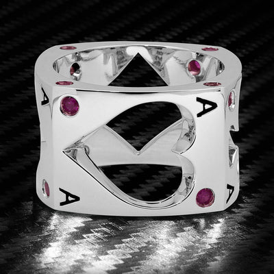 Men's Lucky 7 Dice Diamond Ring