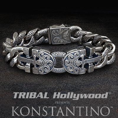 Men's Adjustable Sword Cuff Bracelet