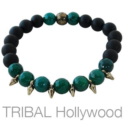 Ettika Man Bodhi Seed Fleury Cross Wood Prayer Bead Bracelet