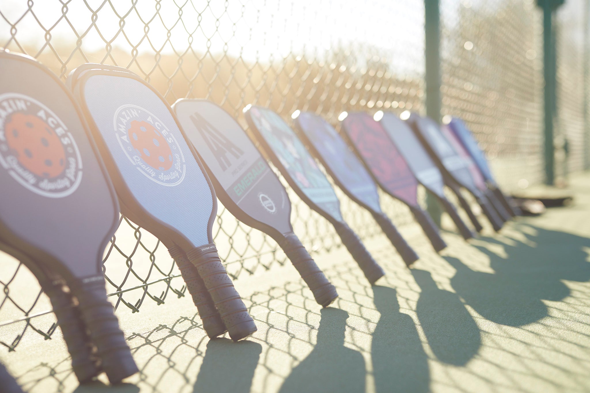 pickleball paddles and equipment