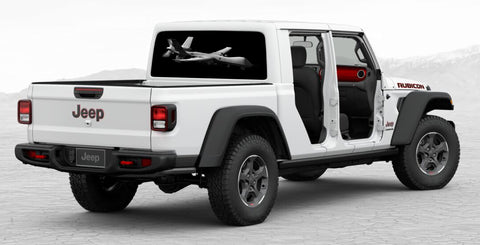 jeep gladiator tinted rear window